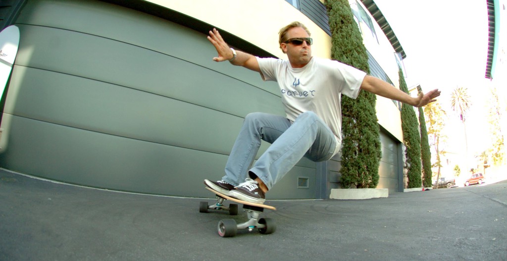 Sean Mattison Surfturn on a Carver Skateboard
